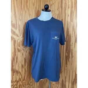 Vineyards Vines Short Sleeves Crew Neck T-Shirt Blue Tee Pullover Casual S